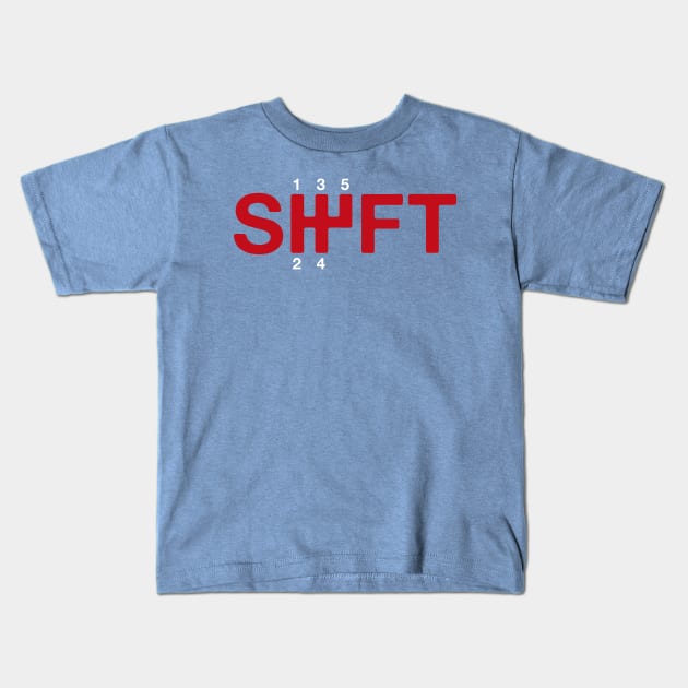 Shift Kids T-Shirt by cowyark rubbark